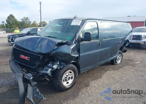 2019 GMC Savana 2500 Work Van from USA, damaged, VIN 1GTW7AFG7K1368639